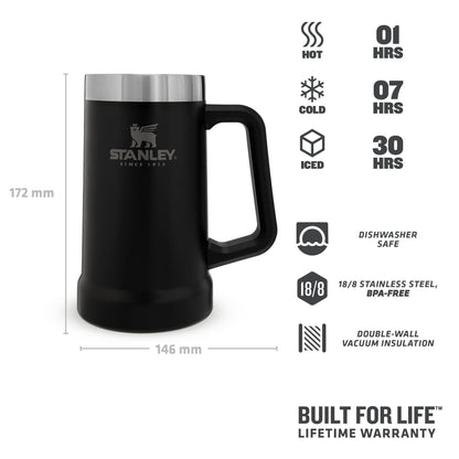 Adventure Big Grip Beer Stein | 0.70L - Ѕtаnlеу