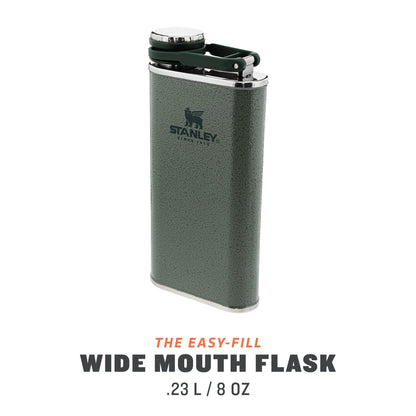 Classic Easy Fill Wide Mouth Flask | 0.23L - Ѕtаnlеу Create