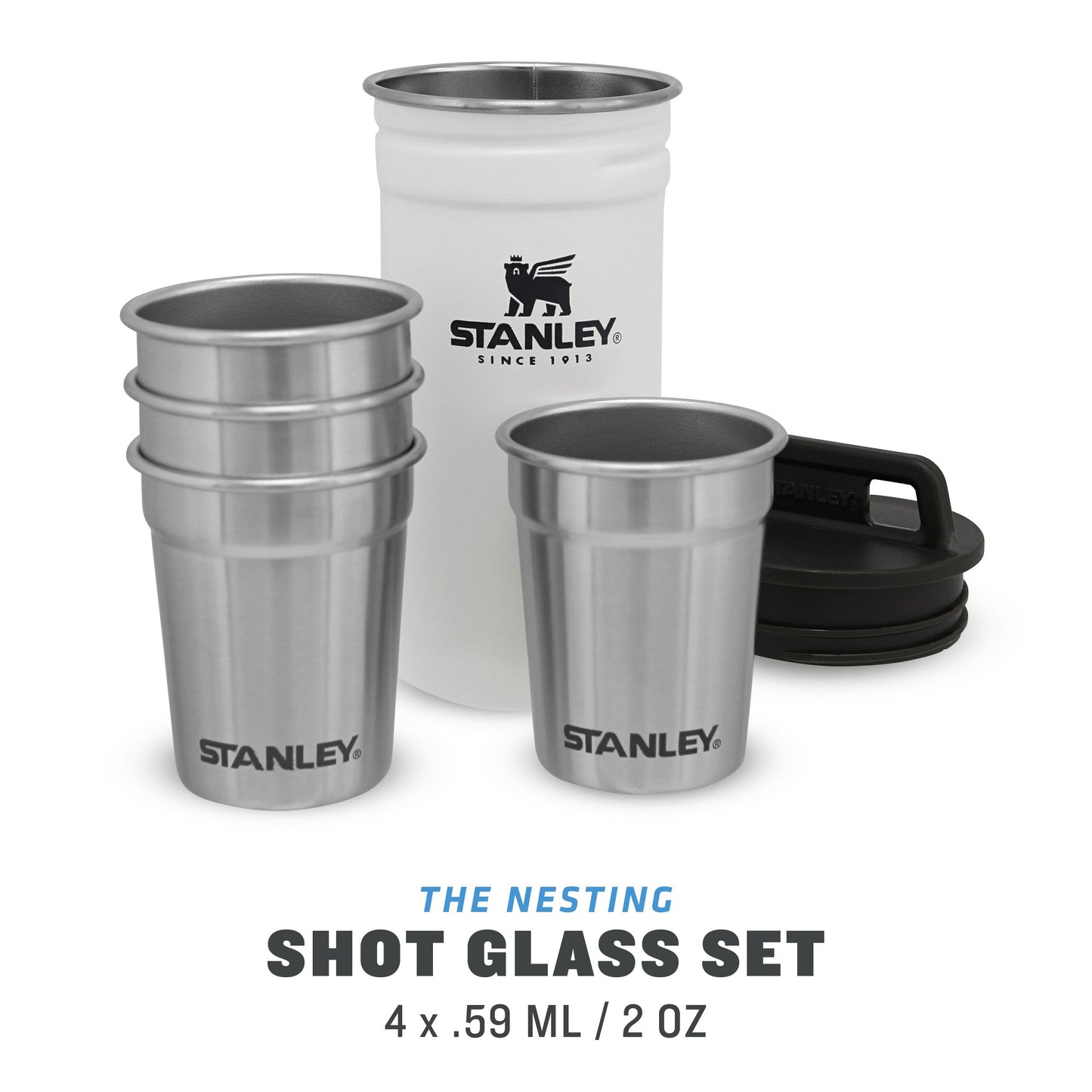 Adventure Nesting Shot Glass Set - Ѕtаnlеу