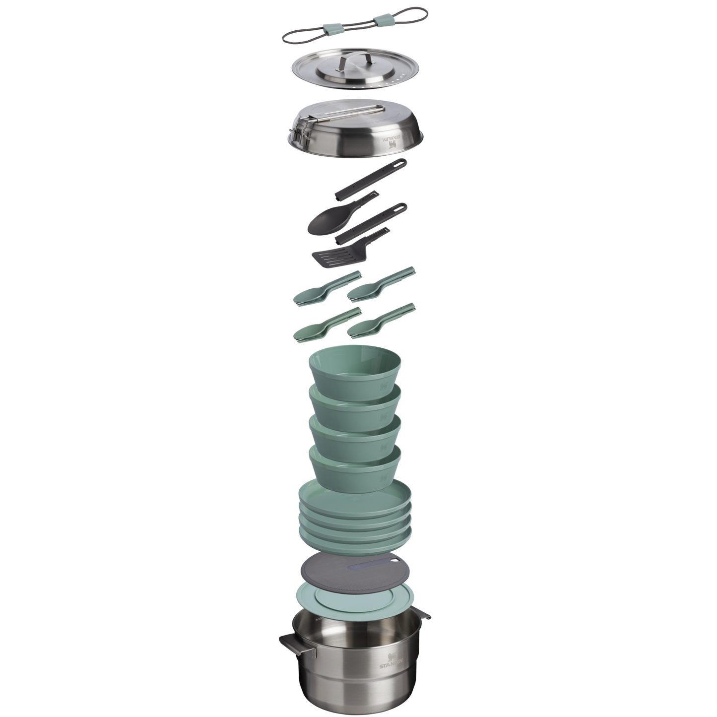 Wildfare Core Full Serve Cookset | 20-piece set | 3.78L - Ѕtаnlеу